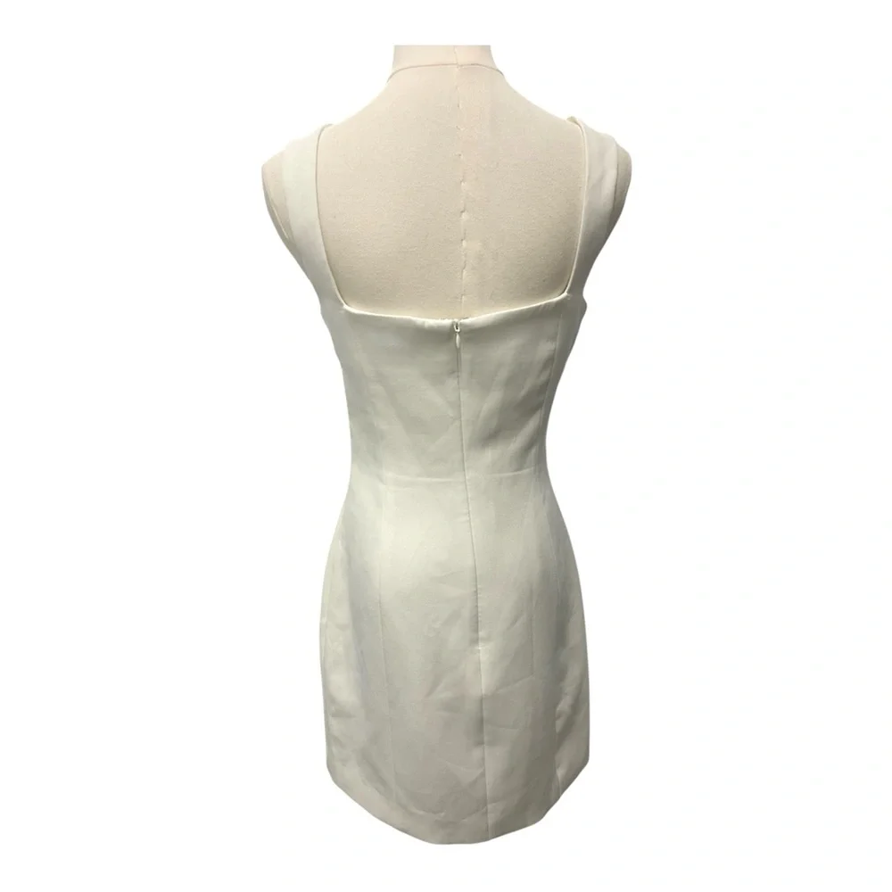 ELLIATT Trompe Mini Floral 3D Dress in Ivory LWD Bridal Little White Dress SMALL - Picture 12 of 16